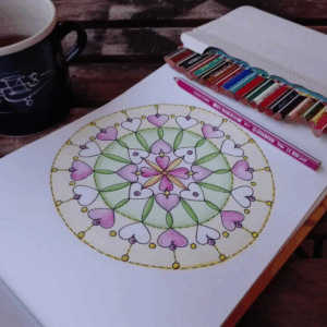 Těhotenství s pastelkami v ruce - workshop